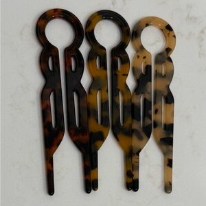 Tortoise Shell Hair Forks